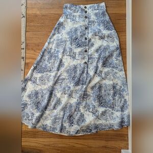 H & M French Toile Skirt